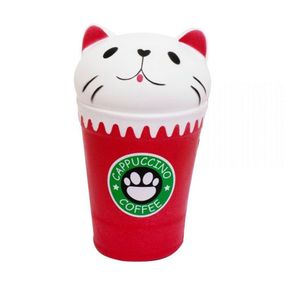 Уценка. Игрушка-антистресс с ароматом "Squishy Котик Капучино" - запачкан