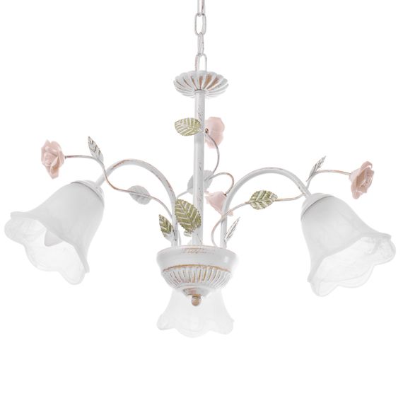 Люстра подвесная флористика E27 60W WH (BKL-521S/3) | Зображення 3
