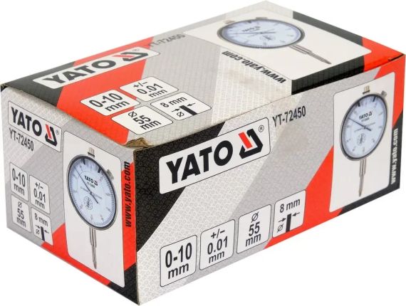 Тестер контролю биття дисків валів 10 мм точність 0,01мм YATO YT-72450 | Зображення 3