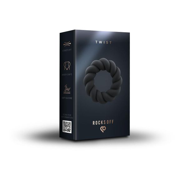 Эрекционное кольцо Rocks Off Twist, диаметр 3 см, плотное sexstyle | Зображення 6