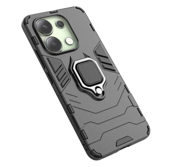 Чохол бампер Primolux Ring Armor для Xiaomi Redmi Note 13 Pro 4G - Black | Зображення 3