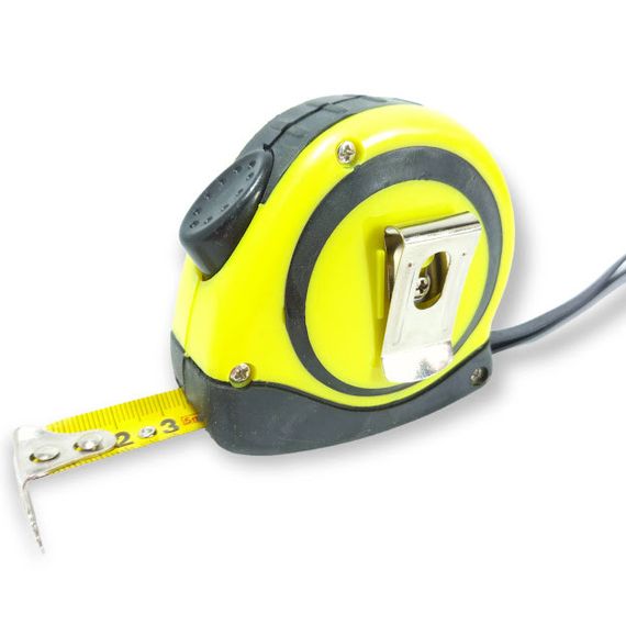 Рулетка вимірювальна 5 м x 19 мм Сталь | Автостоп | Магніт (арт. 22502) | Зображення 1