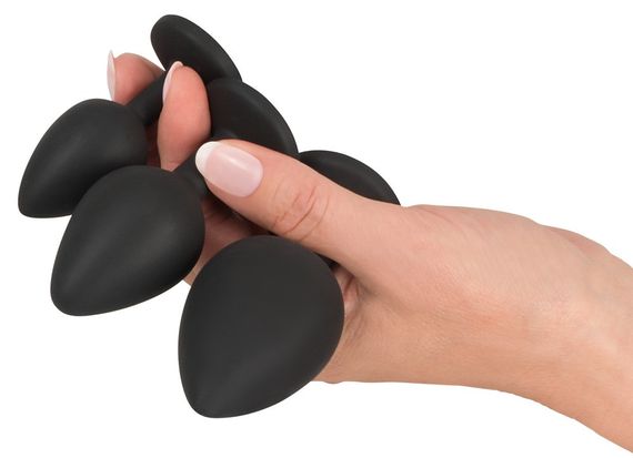 Набір анальних пробок - Black Velvets Anal Kit Sex Aura | Зображення 3