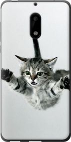 Чехол на Nokia 6 Летящий котёнок "2322u-898-17620"