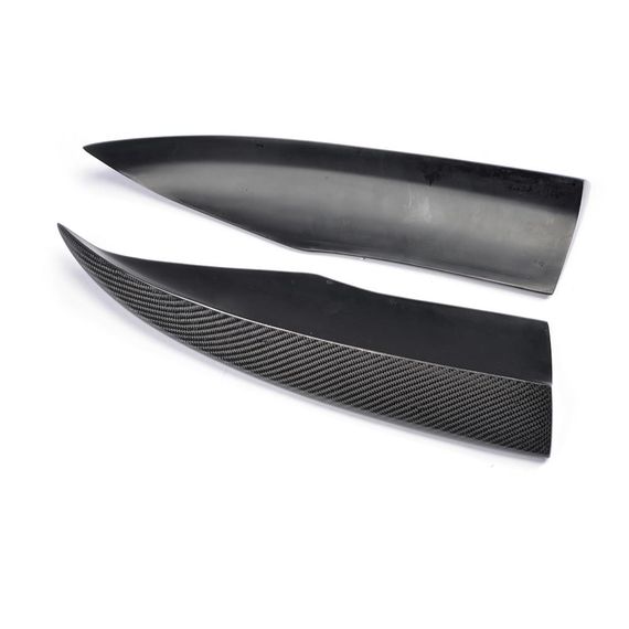 Накладки на задний бампер Flap (для S-Line SD 2012-2016, Карбон) для Ауди A3 | Зображення 6