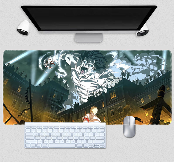 Ігрова поверхня для мишки з Аніме принтом "Атака Титанів / Attack on Titan" 800*300*3 мм 0633