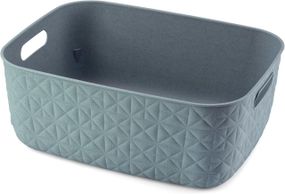 Корзина для хранения пластиковая Curver (Курвер) Softex M 12,5 л (00575) Синий