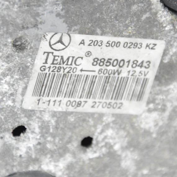 Вентилятор радіатора Mercedes C-Class W203 2000-2007 Дифузор вентилятора радіатора Мерседес в203 A2035000293 A2035000193 | Зображення 3