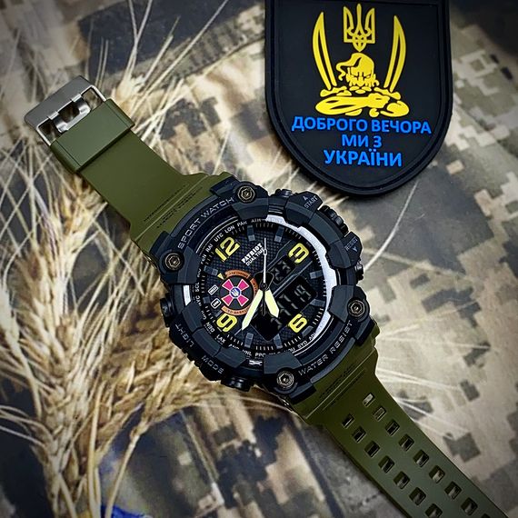 Годинник наручний Patriot 002AGSU ЗСУ Зелені + Коробка | Зображення 3