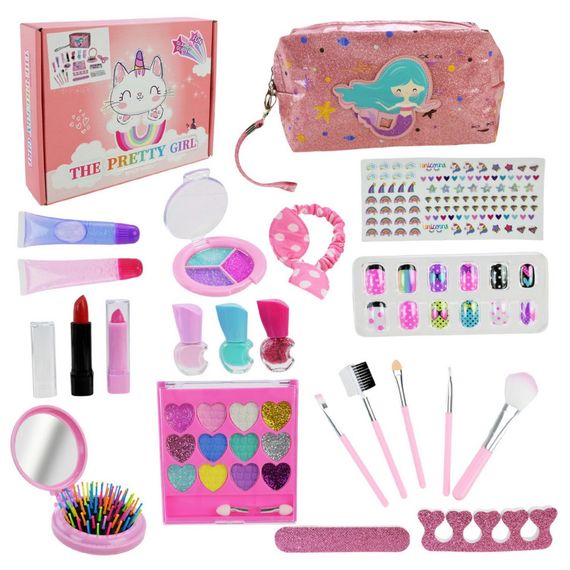 Детский набор косметики "The Pretty girl" 2605J-JY2405 лаки, тени, помада