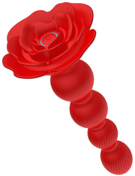 Анальний стимулятор - Rose Rotating Anal Beads | Зображення 1