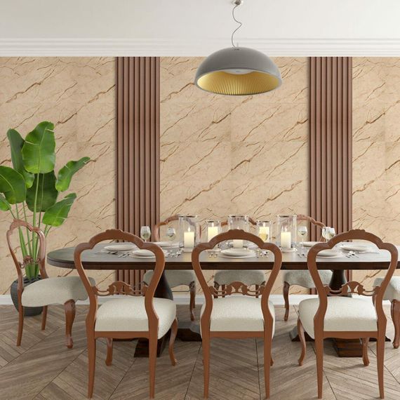 Самоклеюча вінілова плитка 600х300х1,5мм Благородний мармур, ціна за 1 шт. (СВП-101) Глянець SW-00000291 | Зображення 5