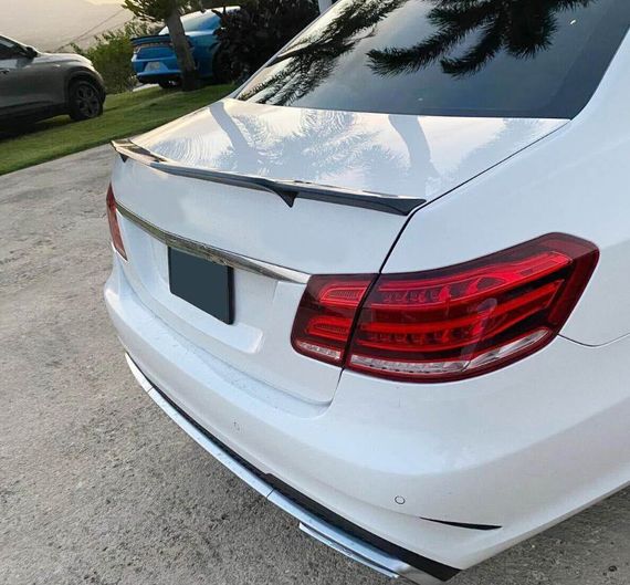 Спойлер V6 (Карбон) для Mercedes E-сlass W212 2009-2016 рр | Зображення 2