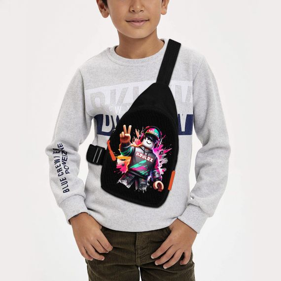 Сумка через плечо детская Roblox 29х17 см сумка слинг для мальчика (01989)
