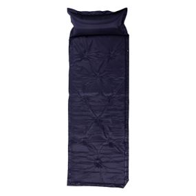 Матрас в палатку надувной 175х60х2 см матрас походный туристический с подголовником Фиолетовый SJ-0028-1V