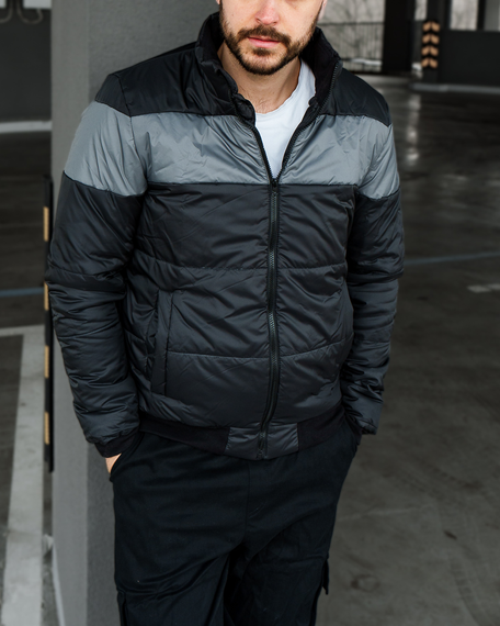 Куртка Ліон чорно-антрацит S M | Зображення 5