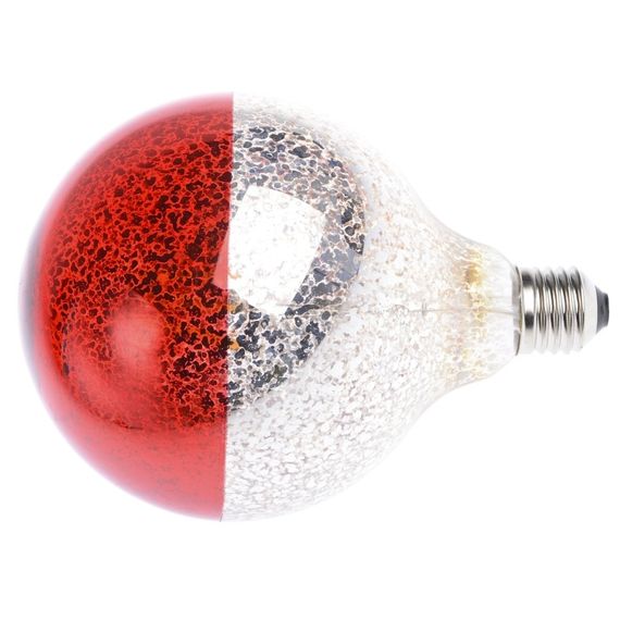 Лампа светодиодная LED 6W E27 COG WW G125 RED 220V | Зображення 2