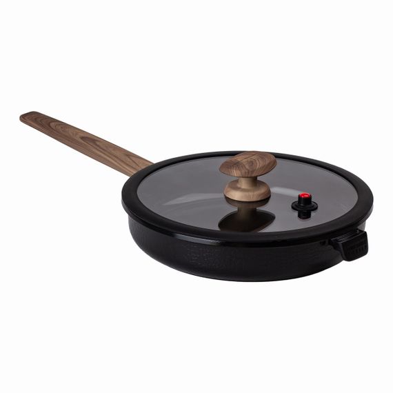 Алюминиевая сковорода 2.5 л с керамическим антипригарным покрытием Ø 26 см черная MGC HP-4-458B