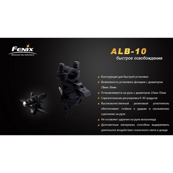 Велосипедне кріплення Fenix ALB-10 | Зображення 4