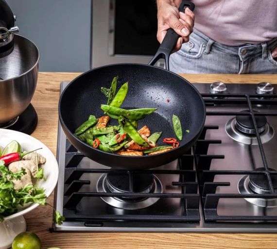 Сковорода ВОК KitchenAid СFA СС003294-001 28 см черная | Зображення 2