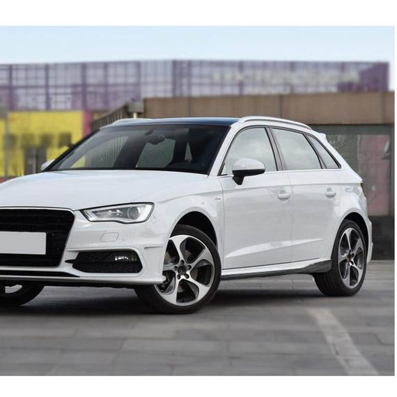 Боковые Пороги (для S-Line HB 2012-2016, Карбон) для Ауди A3 | Зображення 1