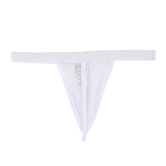 Стринги мужские Star Night в сеточку, белые, XS-M sexstyle | Зображення 4