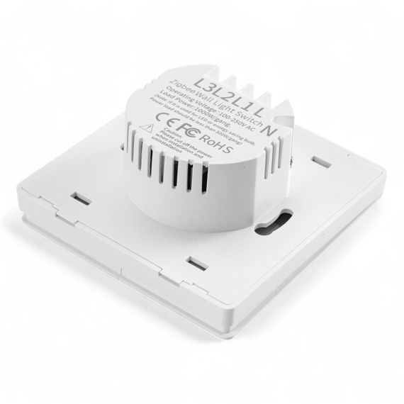 432111 Умный клавишный выключатель Tervix Pro Line ZigBee Push Switch (1 клавиша), без нуля | Зображення 3