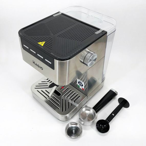 Кавоварка рожкова MAGIO MG-453 960 Вт, кавоварка з можливістю приготування еспресо, кавоварка латте | Зображення 7