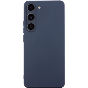Чохол TPU GETMAN Liquid Silk Full Camera для Samsung Galaxy S23+ Синій / Midnight Blue
