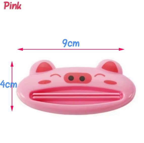 Дозатор для зубної пасти у формі тварини (свинка), тримач тюбика для легкого видавлювання зубної пасти. | Зображення 1