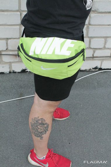 Поясная сумка Nike Team Training(салатовая) сумка на пояс | Зображення 1