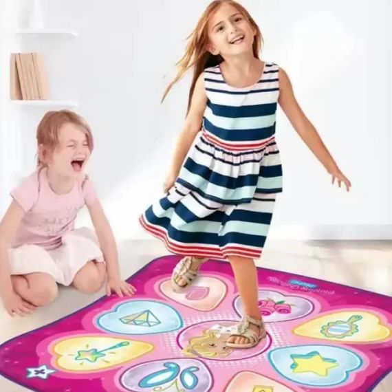 Музыкальный игровой ковер для развития и досуга детей Soli розовый | Зображення 3