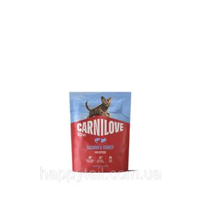 Беззерновой сухой корм Carnilove Kitten Salmon & Turkey для котят лосось и индейка 400 г (арт. 173706)