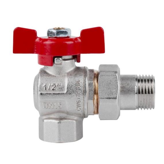 Кран кульовий Icma FAR. ROSSA 1/2" кутовий №361 | Зображення 2