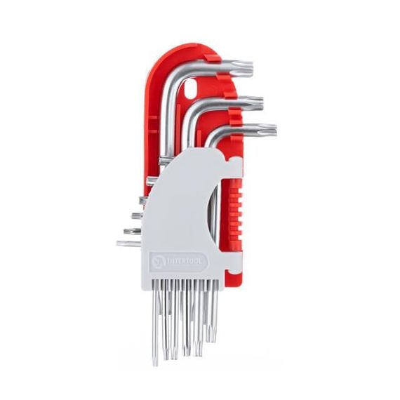 Набор Torx ключей Intertool - 9 шт., Pro (HT-1821) | Зображення 1