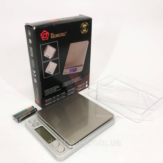 Точные электронные весы для ювелирных изделий Domotec MS-1729B 500 г, Электронные весы для золота UW-88 | Зображення 8