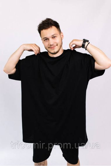 Футболка чоловіча чорна,біла,зелена  хлопок розмір великан 66,68,70,72,74