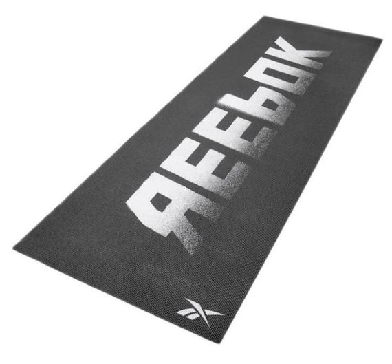 Двосторонній килимок для йоги Reebok Double Sided 4mm Yoga Mat чорний Уні 173 х 61 х 0,4 см RAYG-11030BK | Зображення 1