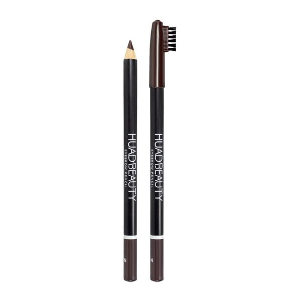 Водостойкий карандаш для бровей Huda beauty 02 темно-коричневый