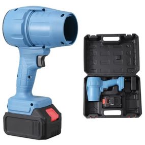 Аккумуляторная турбовоздуходувка 48В, 2×6Ач, бесщеточная, Jet Fan до 200 миль/ч, кейс, для листьев, снега и пыли TL-30