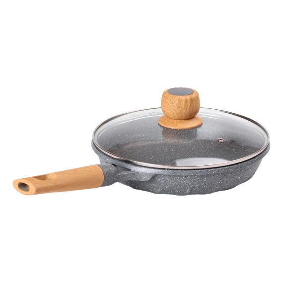 Алюминиевая сковорода 1,8 л с мраморным антипригарным покрытием Ø 24 см серая MGC HP-4-423G | Зображення 4