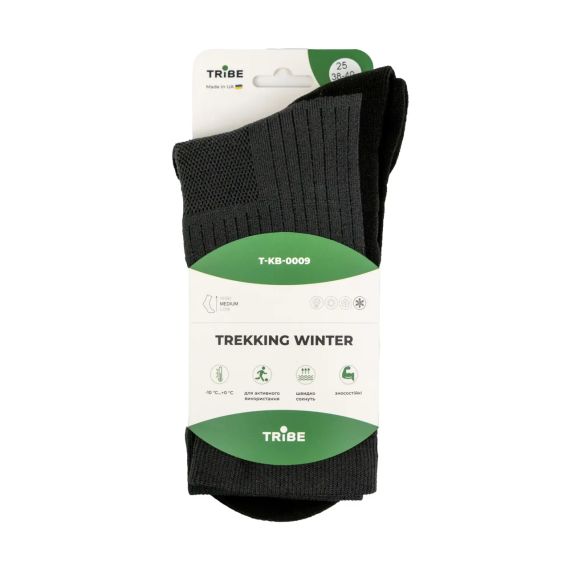 Шкарпетки зимові Tribe Trekking Winter T-KB-0009-grey, 38/40 (T-KB-0009-grey-38/40) | Зображення 6