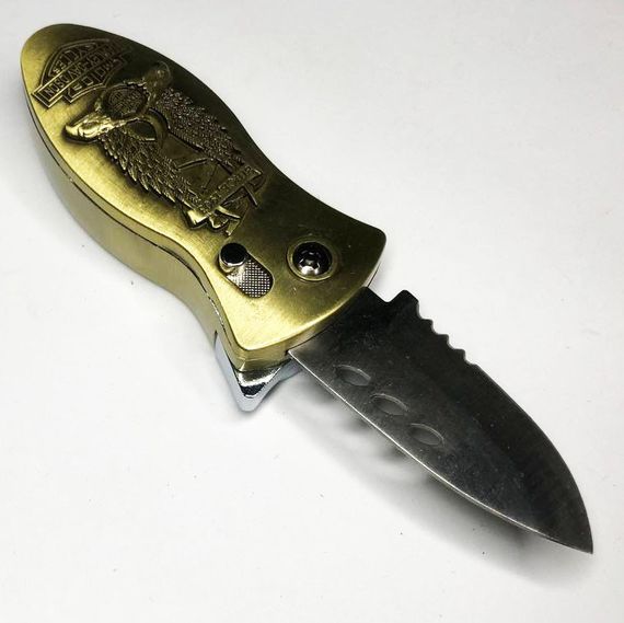 Необычная зажигалка, Зажигалка пьезо турбо, Ветрозащитная зажигалка, Зажигалка в QH-646 подарочном футляре