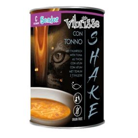 Консервований корм для дорослих котів з тунцем у соусі Croci Vibrisse Shake Senior 135 г х 12 шт