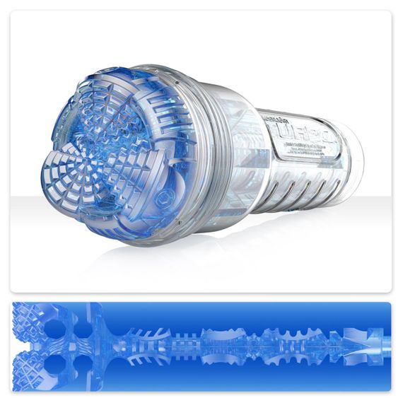 Мастурбатор Fleshlight Turbo Core Blue Ice, оральный секс (глубокое горло) Sex Aura