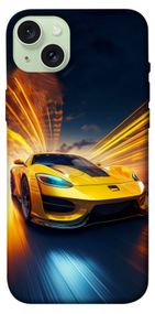 Чохол з картинкою Yellow Porsche для Apple iPhone 15 Plus (6.7")