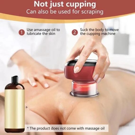 Електричний вакуумний масаж | Масажер для тіла Масажер з ефектом банок | Зображення 4