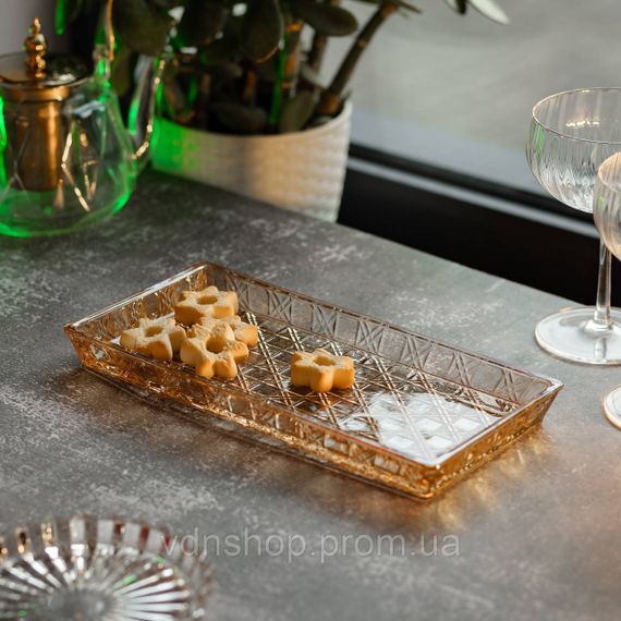 Блюдо для сервірування прямокутне 27.5х13.5х2.5 см HP-YH-56 | Зображення 3