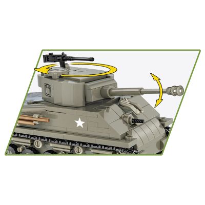 Конструктор Cobi Вторая Мировая Война Танк M4 Шерман, 320 деталей (COBI-2711) | Зображення 5