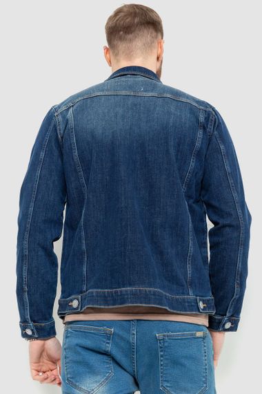 Джинсова куртка чоловіча, колір синій, 157R4607 | Зображення 3